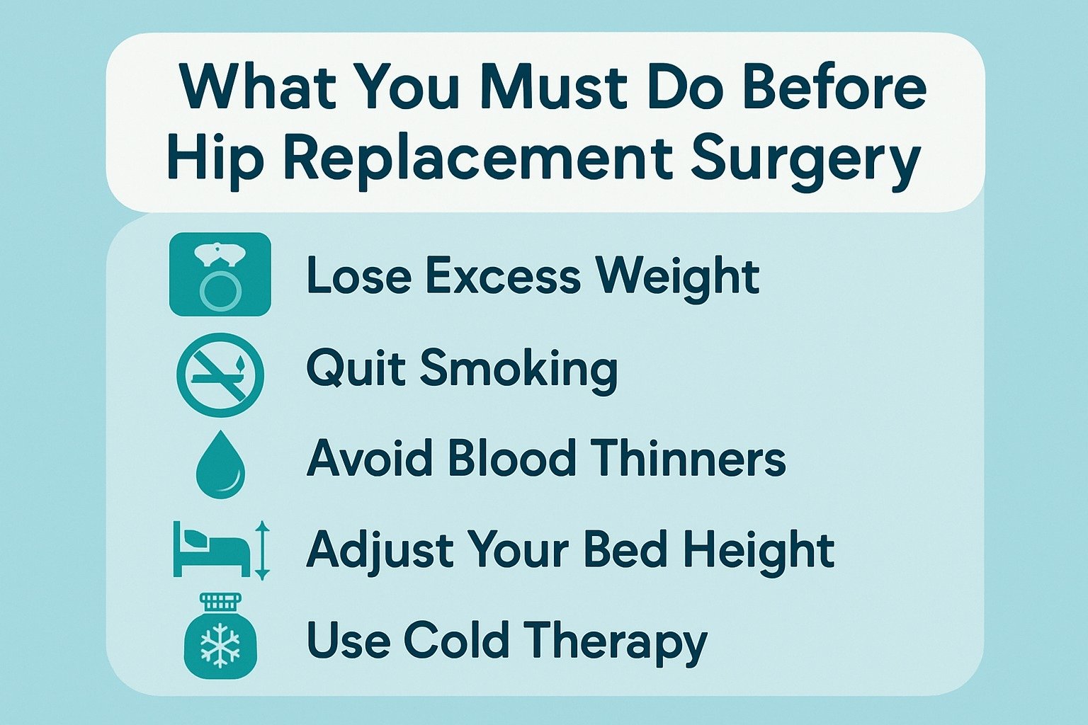 Before Hip Replacement Surgery