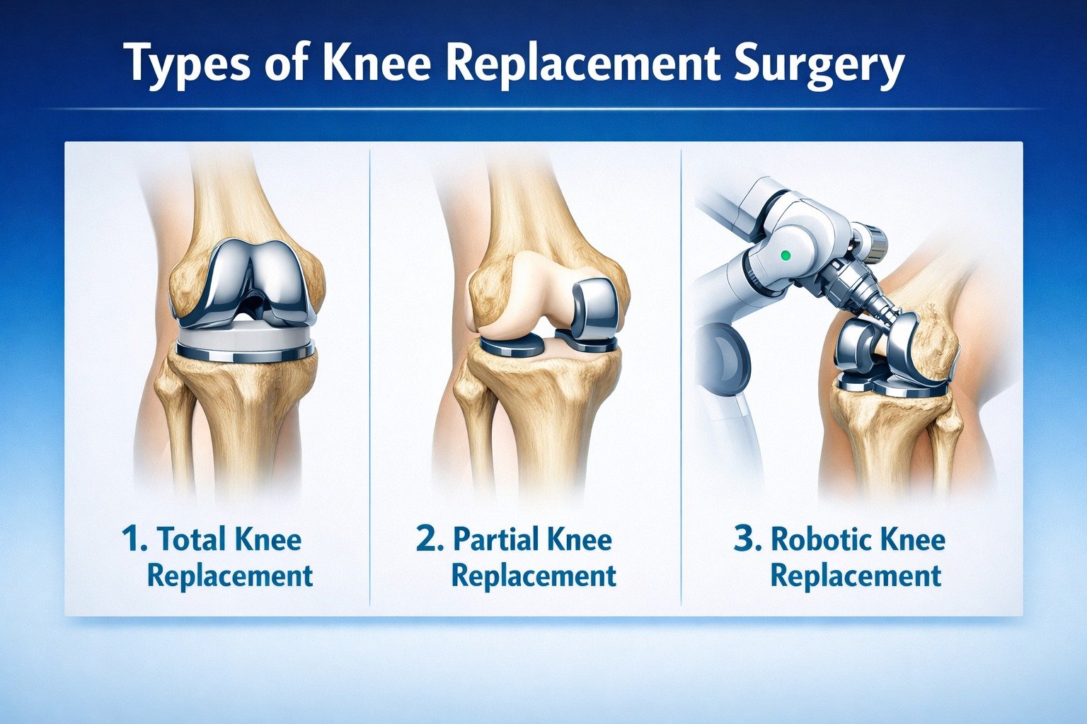 Types of Knee Replacement Surgery